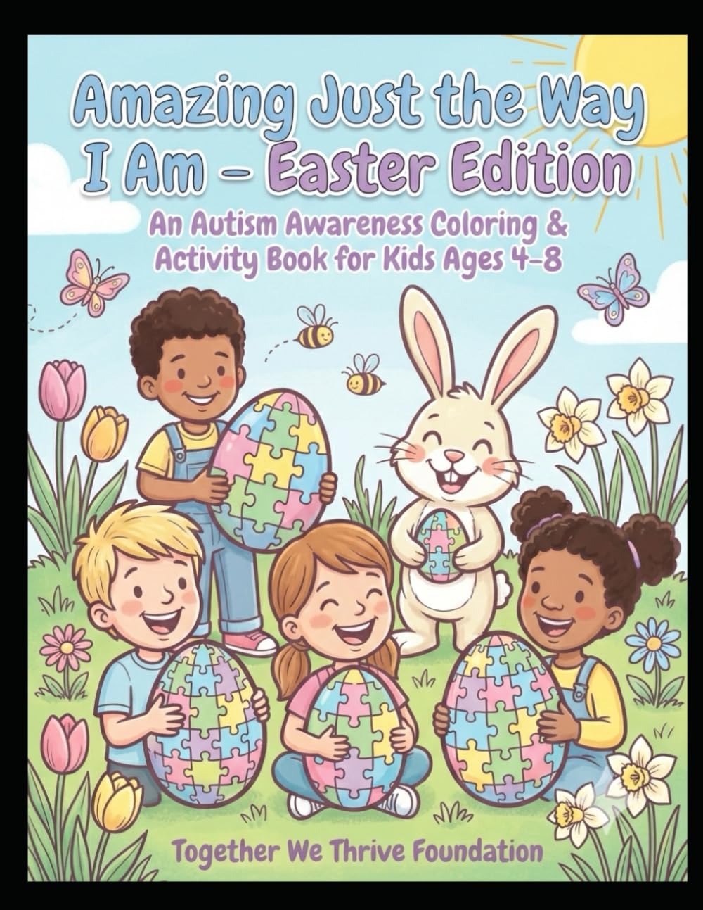 Amazing Just the Way I Am – Easter Edition: An Autism Awareness Coloring & Activity Book for Kids Ages 4–8