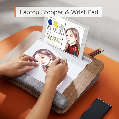 Miniatura 3 de HUANUO Lap Laptop Desk  Keyboard Tray Under Desk