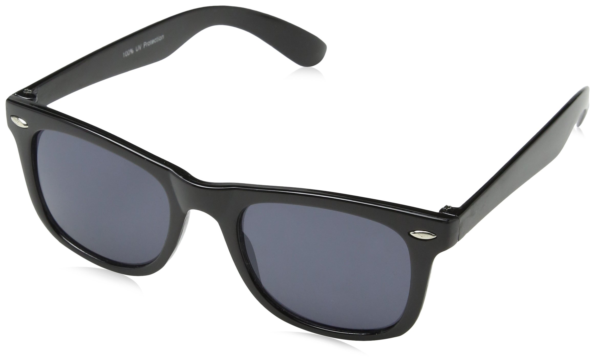 Black Retro 80'S Aviator Unisex Sunglasses