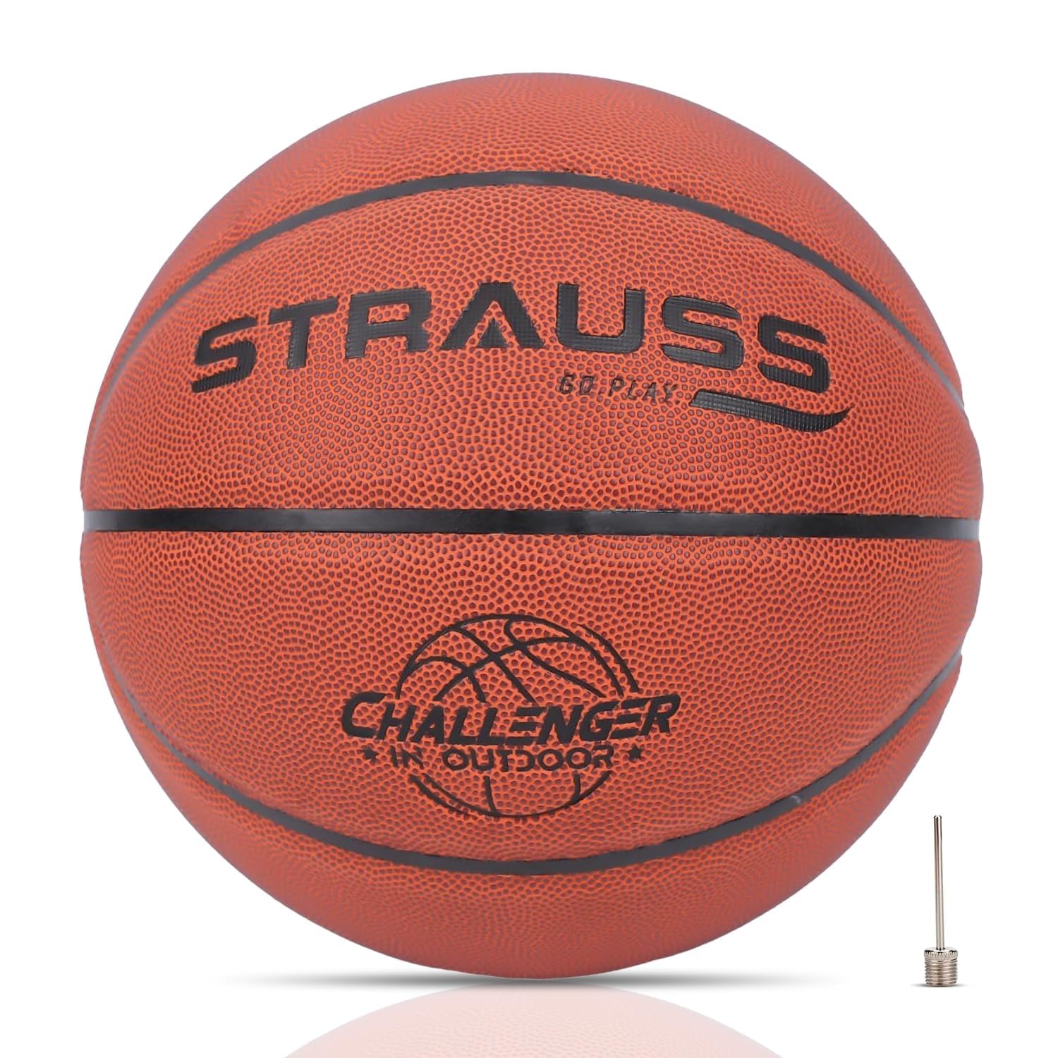 STRAUSS Zing Basketball Size 7 | Professional Basket Ball for Indoor-Outdoor Training and Match | Suitable for Hard Surface, Wooden Flooring & Synthetic Surface | for Kids and Adults (B0CBFSWM5Z) Amazon Price History, Amazon Price Tracker