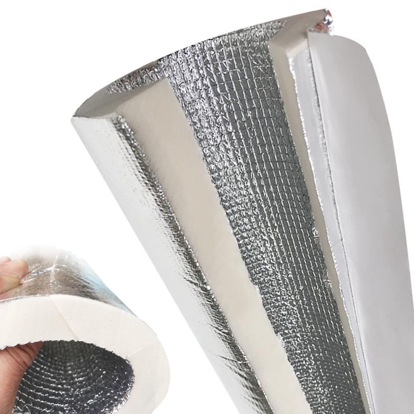 SYLJ ID 27mm-250mm Insulation Pipe Sleeve Rubber Plastic Foam Tubing, Opening self-Adhesive Antifreeze Thickened Thermal Insulation Material, 20mm Thick Wall Insulation Lagging