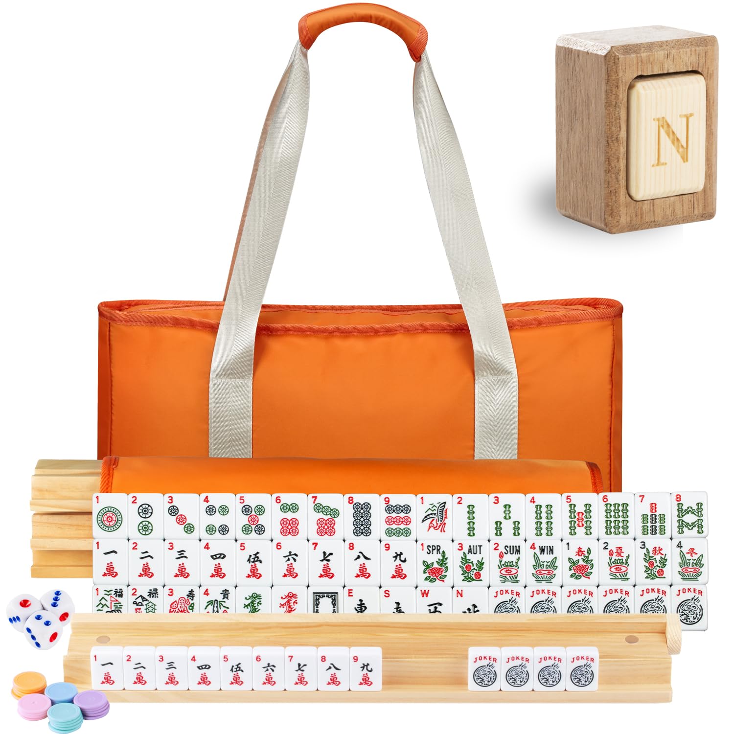 Amazon.com: MUTEX American Mahjong Game Set, 166 Premium Mahjong
