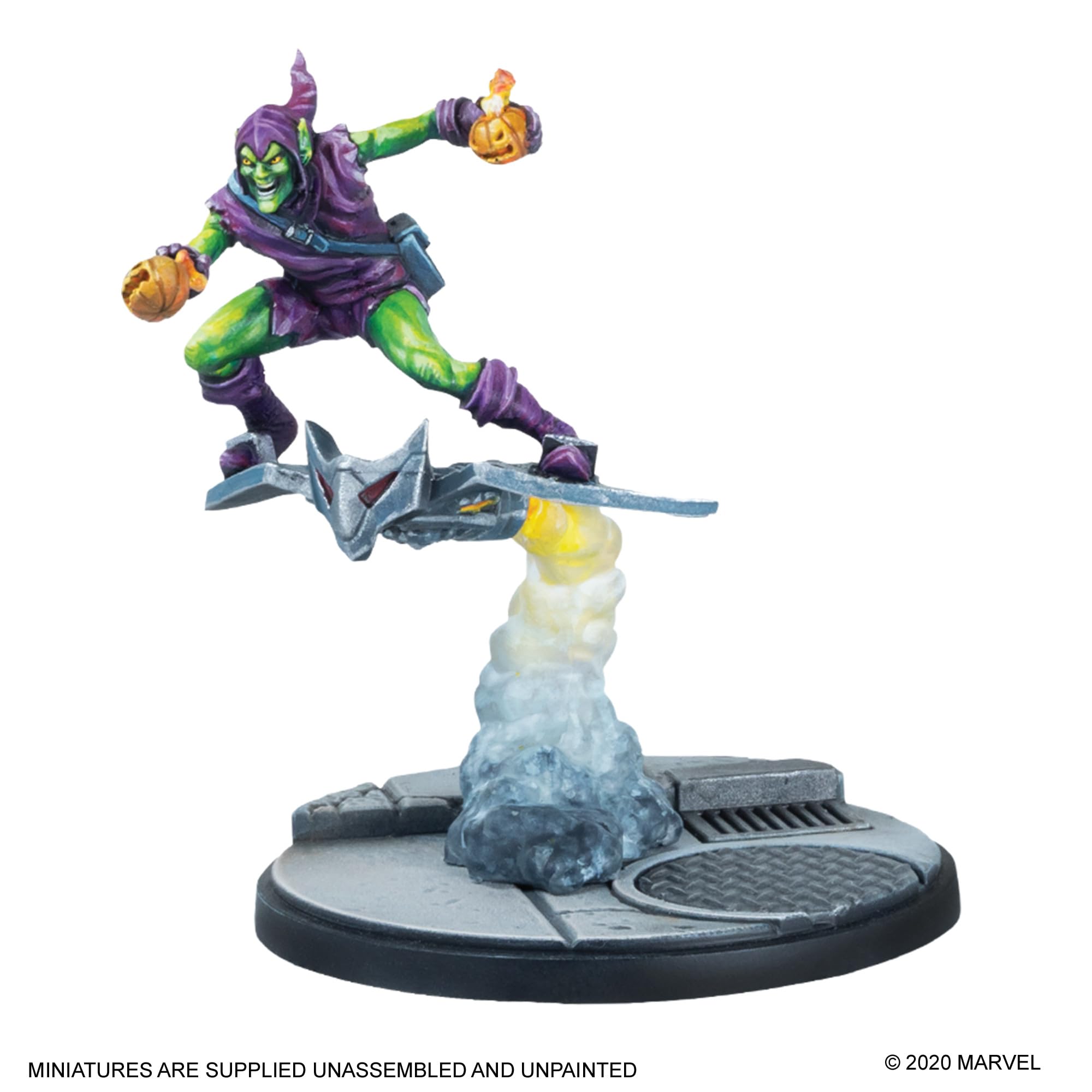 Atomic Mass Games , Marvel Crisis Protocol: Character Pack: Green Goblin, Miniatures Game, Ages 10+, 2+ Players, 45 Minutes Playing Time