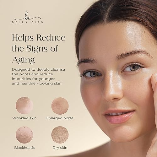 Miniatura 3 de Bella Ciao Vaporizador facial suave de 11 piezas para limpieza facial profunda  Vaporizador facial para tratamiento proactivo del acné desobstruye