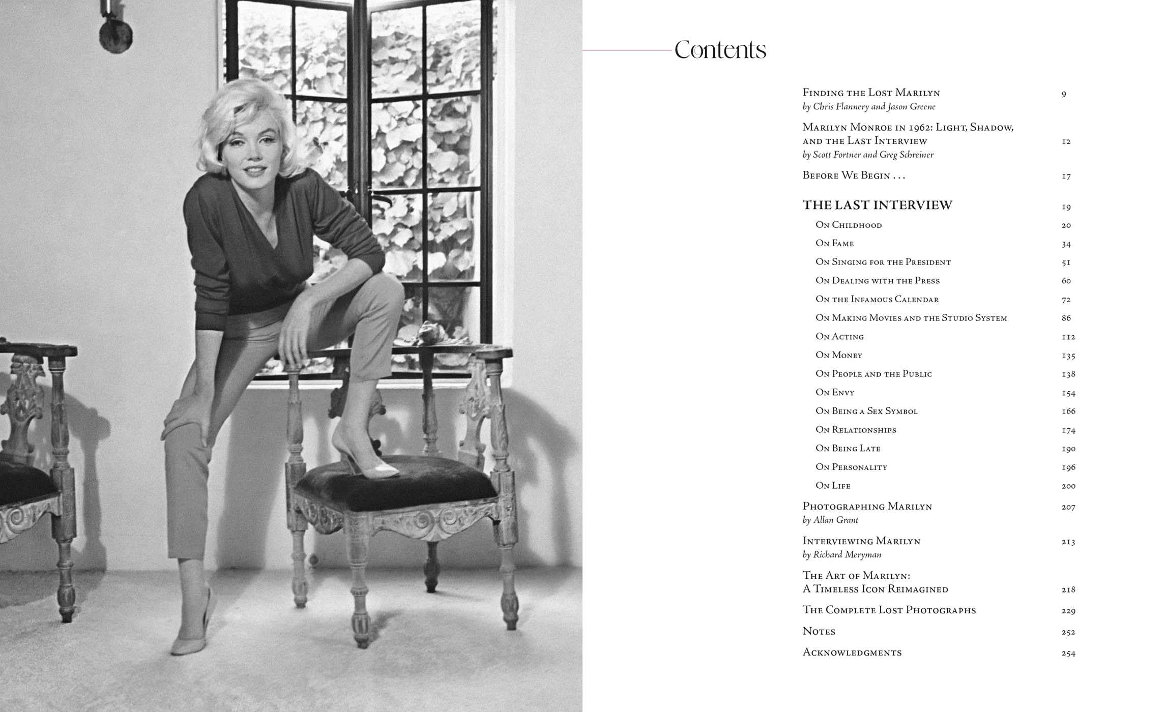 Untitled on Marilyn Monroe: The Lost Photographs, the Last Interview