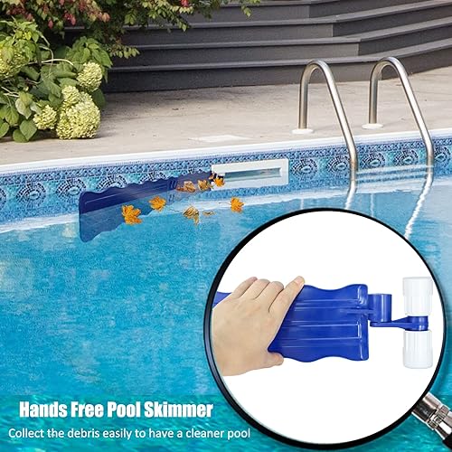 Miniatura 2 de NICENICY Brazo de desnatador de piscina, protector de desnatador, desnatador de piscina, desnatador de piscina manos libres para recoger escombros,