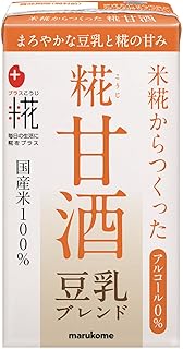 マルコメ プラス糀 米糀からつくった糀甘酒LL 豆乳ブレンド 【国産米100%使用】 125ml×18本