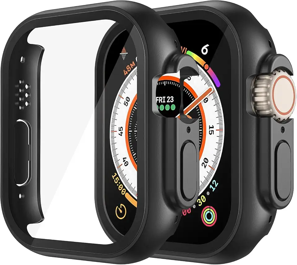 Misxi Case with Screen Protector for Apple Watch Ultra 4/3/2/1 49mm