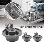 8 Pcs Dishwasher Lower Wheel Assembly 611475 Replacement for Bosch Dishrack Lower Rack Wheel Replace# bsh-00611475 1559847 AH3477735 AH8727387 Grey