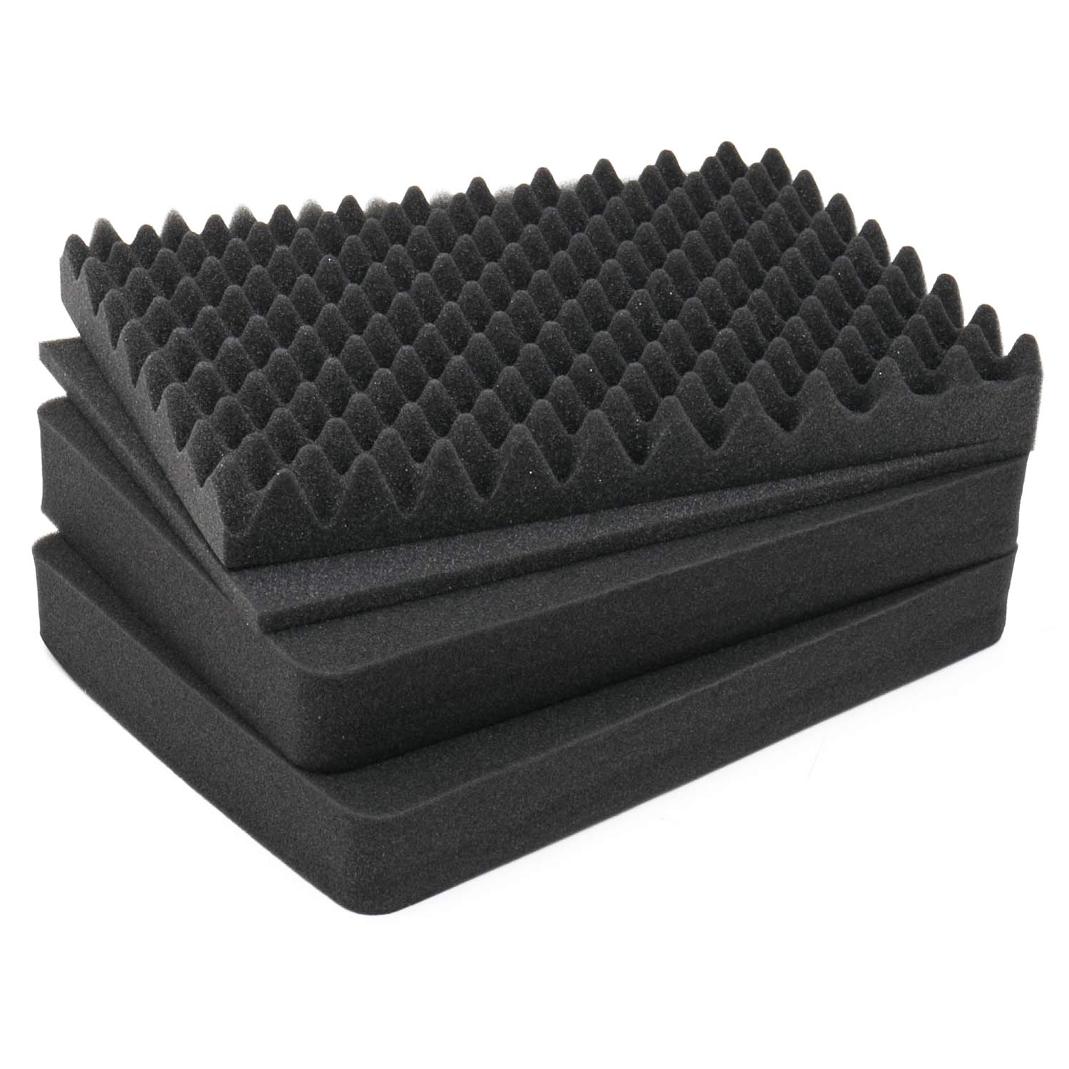 HMF ODR100 Garniture de Valise avec Mousse prédécoupée pour valises Photo Outdoor | Set de 4 pièces | 37,5 x 27 cm