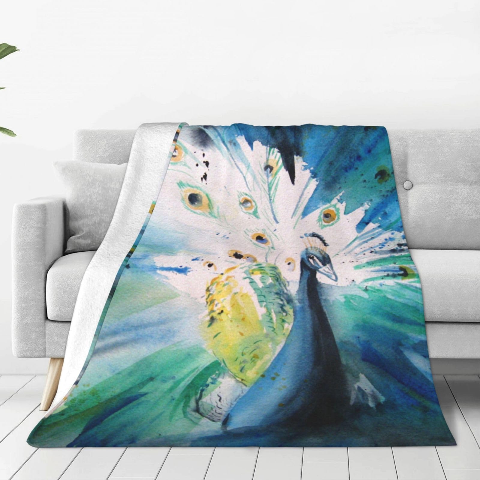 Couverture micro-polaire super chaude et légère pour lit et bureau