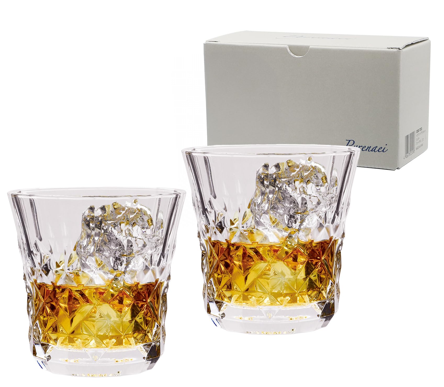 Toyo Sasaki Glass Pyrenees Pair Free Glass Set : Home & Kitchen