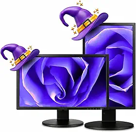 Monitor LED 19" HD Ajustável Giratório HDMI VGA para Escritório e Home Office