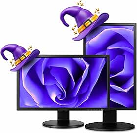 Monitor LED 19" HD Ajustável Giratório HDMI VGA para Escritório e Home Office