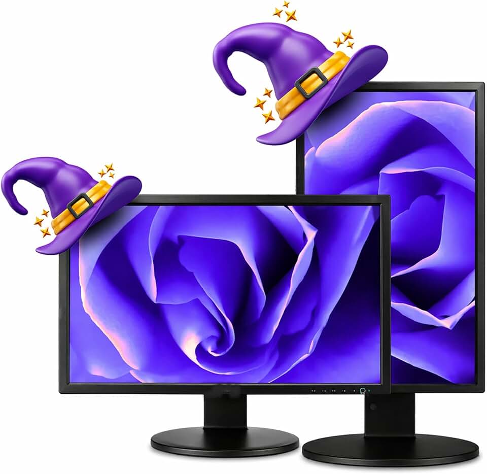 Monitor LED 19" HD Ajustável Giratório HDMI VGA para Escritório e Home Office