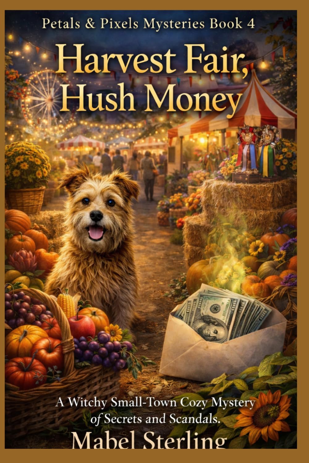 Harvest Fair, Hush Money: A Witchy Small-Town Cozy Mystery of Secrets and Scandals (Petals & Pixels cozy Mysteries)
