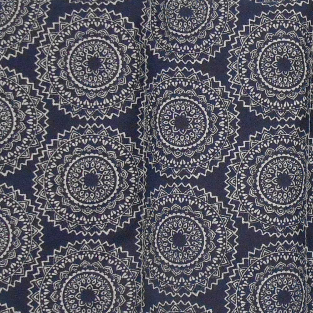 Coussin chauffant "MANDALAS - BLUE" (XL), coussin noyaux cerises, bouillotte noyau de cerise, coussin chauffant micro onde, poche froid et chaleur, 50x20cm, 800gr