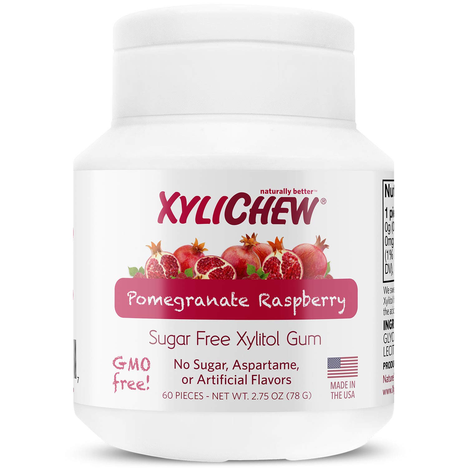 Buy Xylichew 100 Xylitol Chewing Gum Non GMO, Non Aspartame, Gluten Free, and Sugar Free Gum