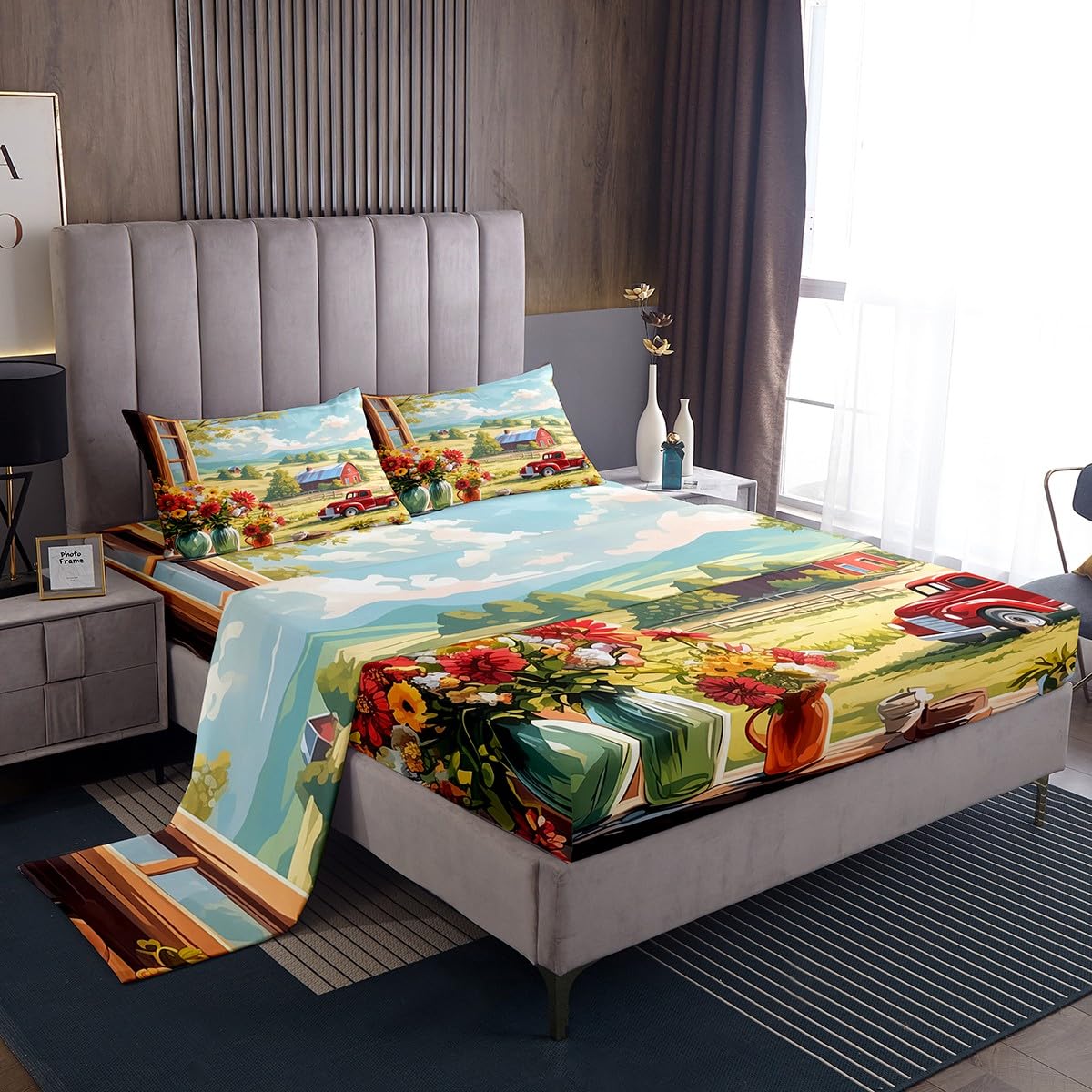 Taie d'oreiller et draps rustiques Manfei pour lit enfant