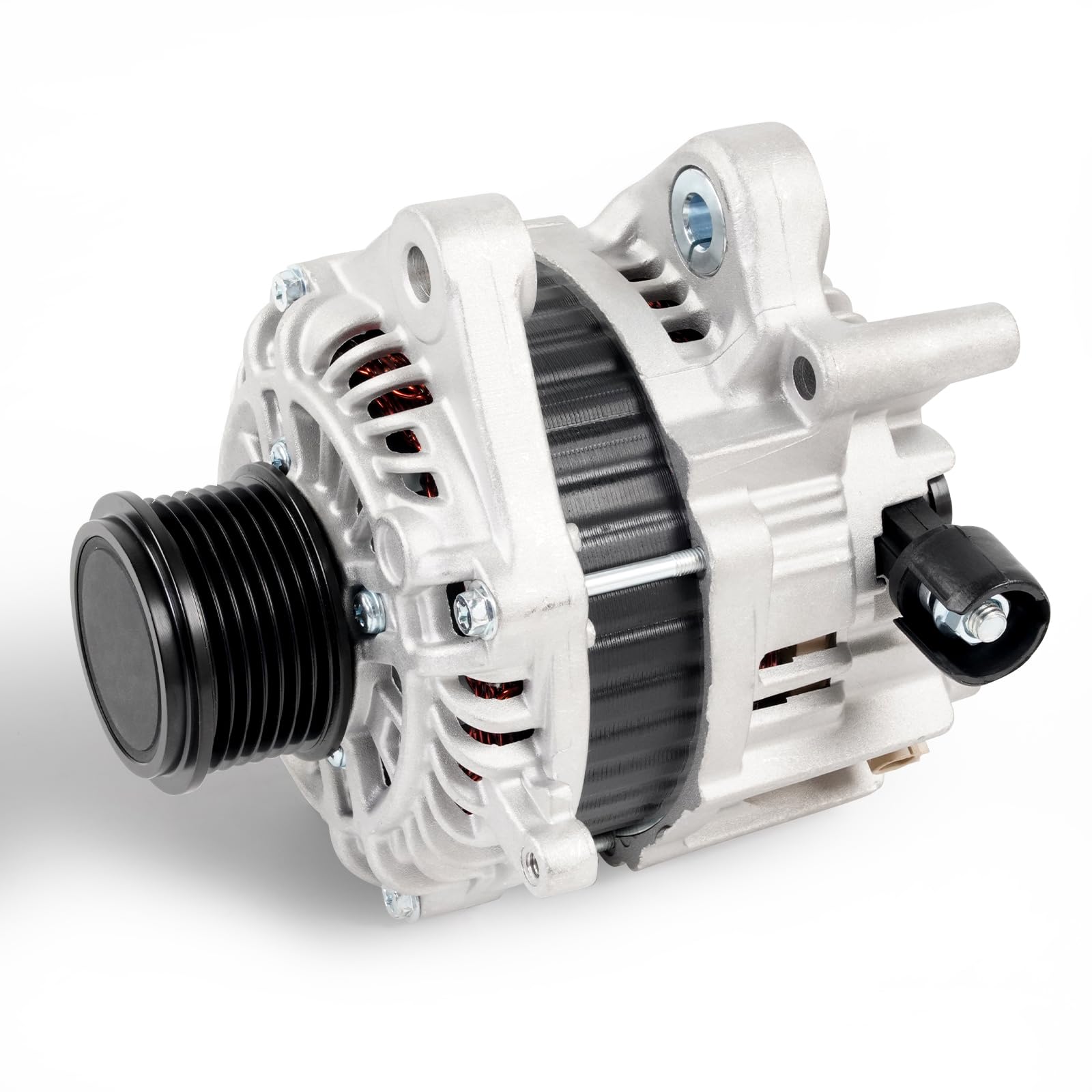 31100-5A2-A02 High Outputs Alternator,Compatible with 2013 2014 2015 2016 2017 Honda Accord EX/EX-L/LX/LX-S/SE/Sport 2.4L,110A 7 Pulley Grooves Replace#A005TL0581