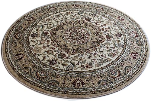Miniatura 3 de Alfombra redonda tradicional 401 Bellagio (4 pies x 4 pies)
