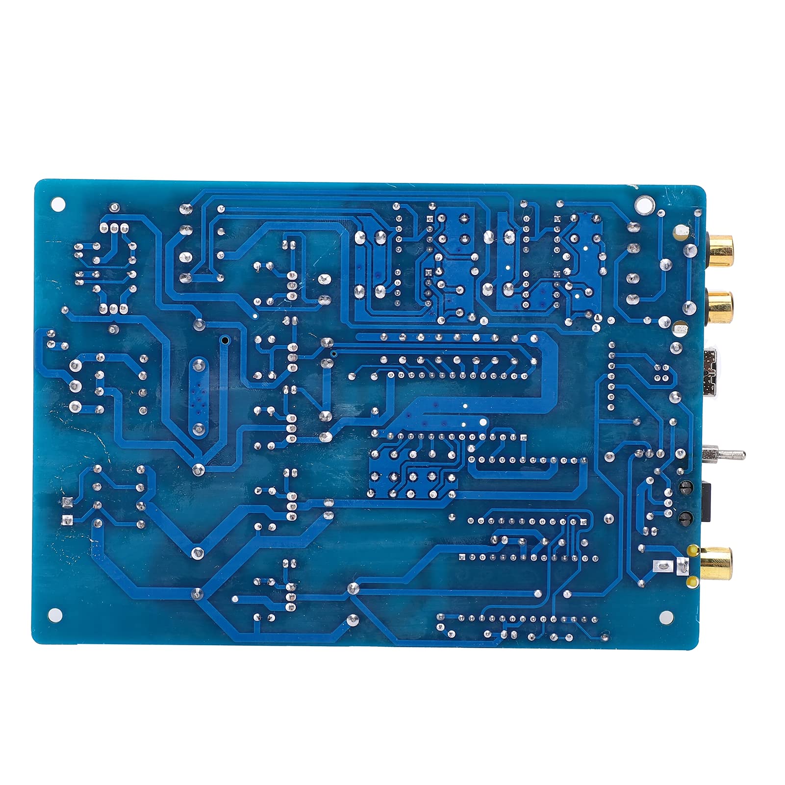 Aramox Placa Decodificadora Coaxial Módulo Decodificador PCB CYJ TDA1541 con USB PCM2704 2x4700UF Condensadores Rectificador Completo para Amplificadores Usuarios de Componentes Electrónicos