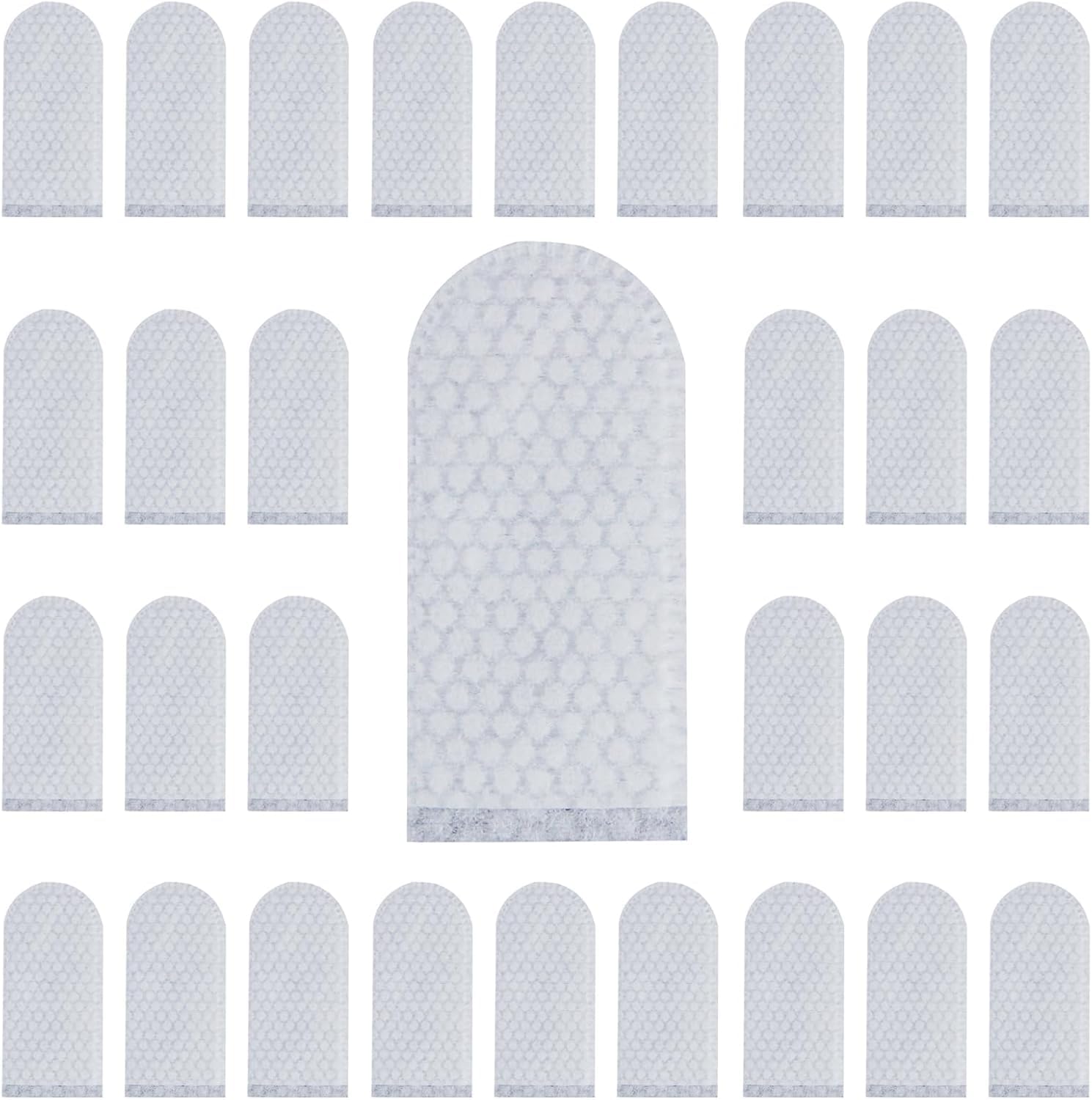 100 PCS Cotton Finger Cots, Finger Covers Protection for Finger Tips, Breathable, Sweat Resistant, and Wear-Resistant, Perfect for Work, Nails Cleaning, and Injured Fingers (White)