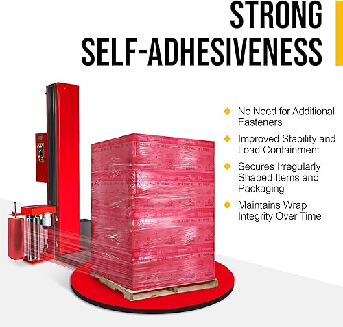 Miniatura 10 de 8NET - Envoltura elástica resistente de 20 pulgadas x 5000 pies, calibre 80, película retráctil de plástico verde, caja de 1 rollo