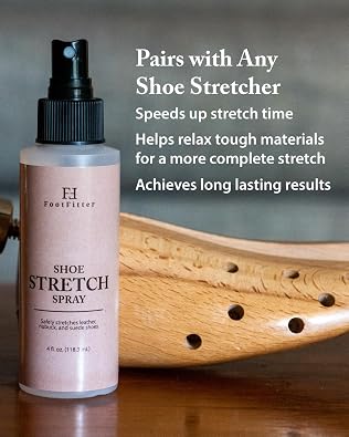 FootFitter Premium Shoe & Boot Stretch Spray, Professional Shoe Softener