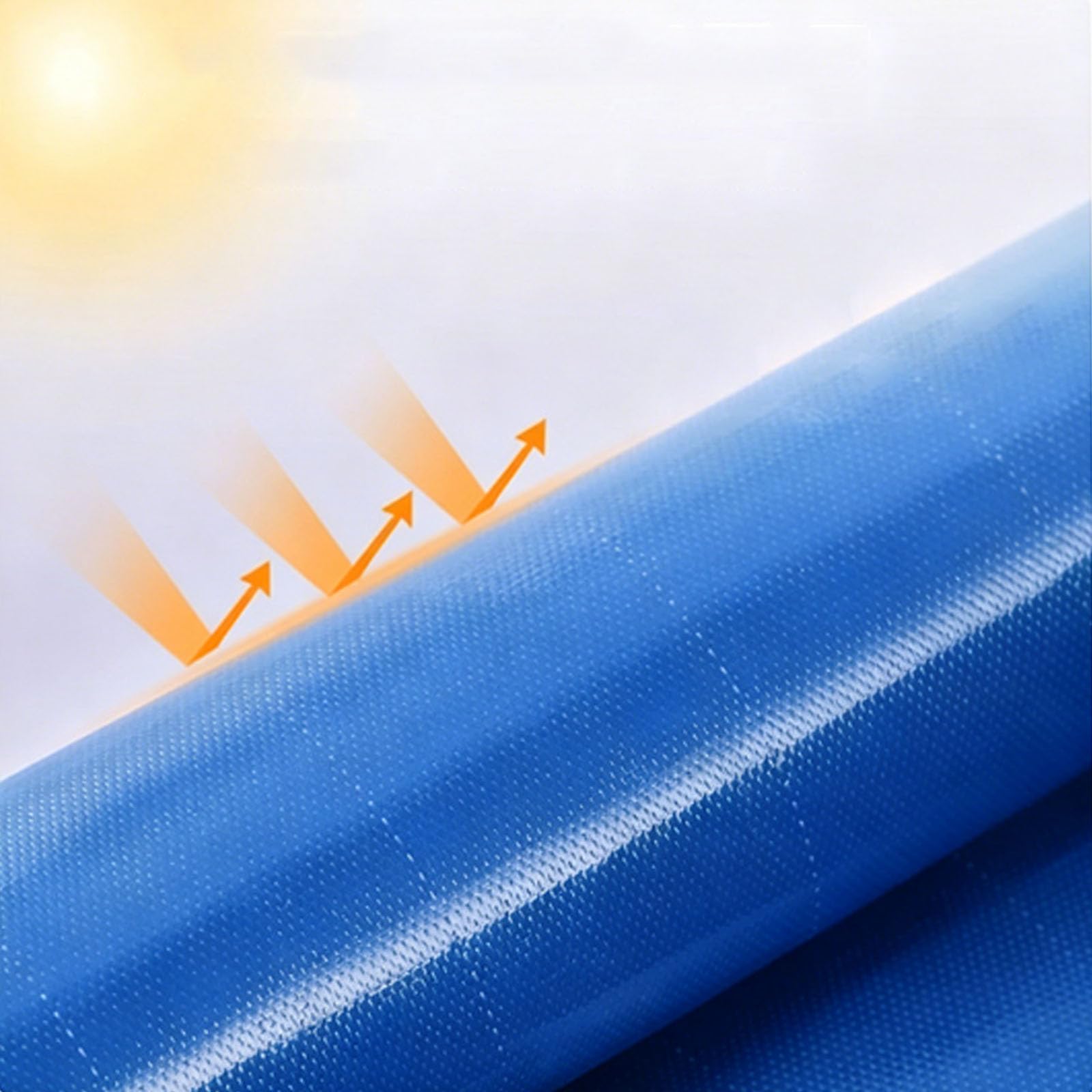 Lona de Protección Toldo Reforzado con Ojales, Cubierta Protectora Impermeable Resistente a Los Rayos UV Desgarros para Construccion Jardin Transporte (5x12 m)