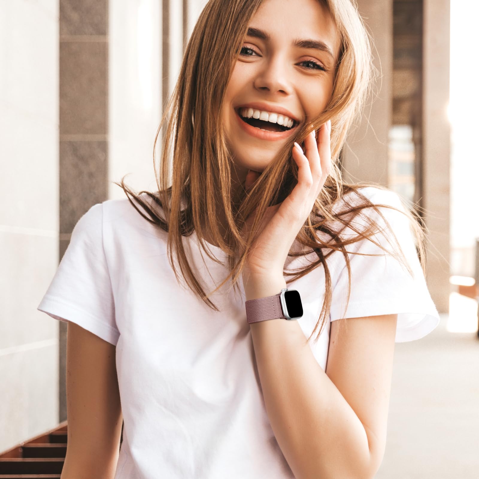 10 Pack Stretchy Bands Compatible with Apple Watch Band 40mm 38mm 41mm 42mm 44mm 45mm 46mm 49mm Women Men, Water-Resistant Solo Loop Elastic Sport Straps for iWatch Series 11 10 9 8 7 6 5 4 3 SE Ultra: Black/Starlight/Light Pink/Milk Tea/Cactus/Pink/Succulent/Smoke Violet/White/Gray 38MM/40MM/41MM/42MM(Series 11 10)