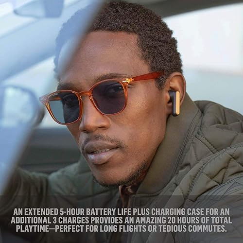 Miniatura 6 de House of Marley Redemption ANC: Auriculares inalámbricos con cancelación de ruido con micrófono, conectividad Bluetooth, 20 horas de tiempo total de