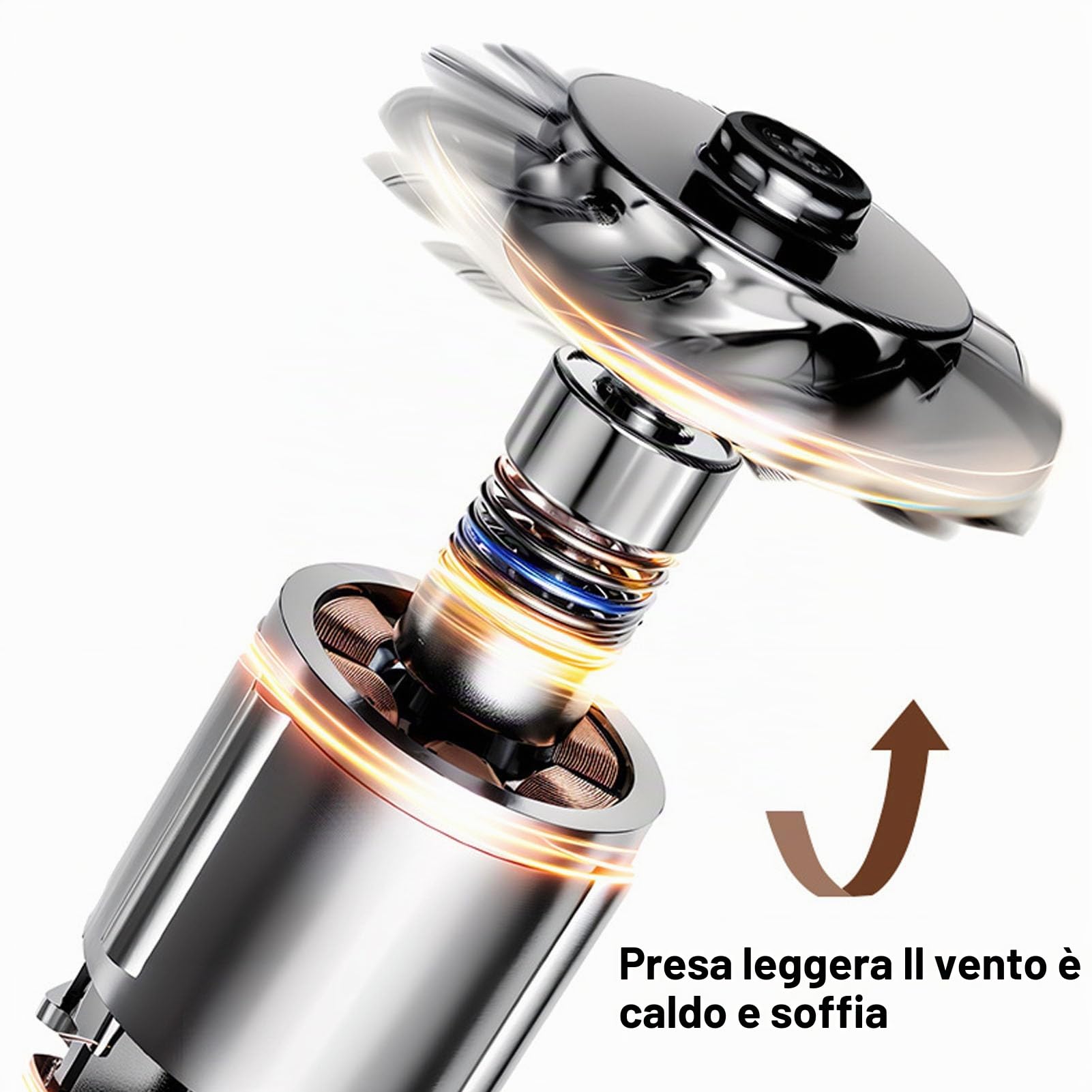 Asciugacapelli per Cani, Kit Asciugacapelli per Toelettatura Cani con Supporto, Asciugacapelli Leggero per Cuccioli e Gatti a Mani Libere, Regolabile 2 velocità 4 Temperature (EU)