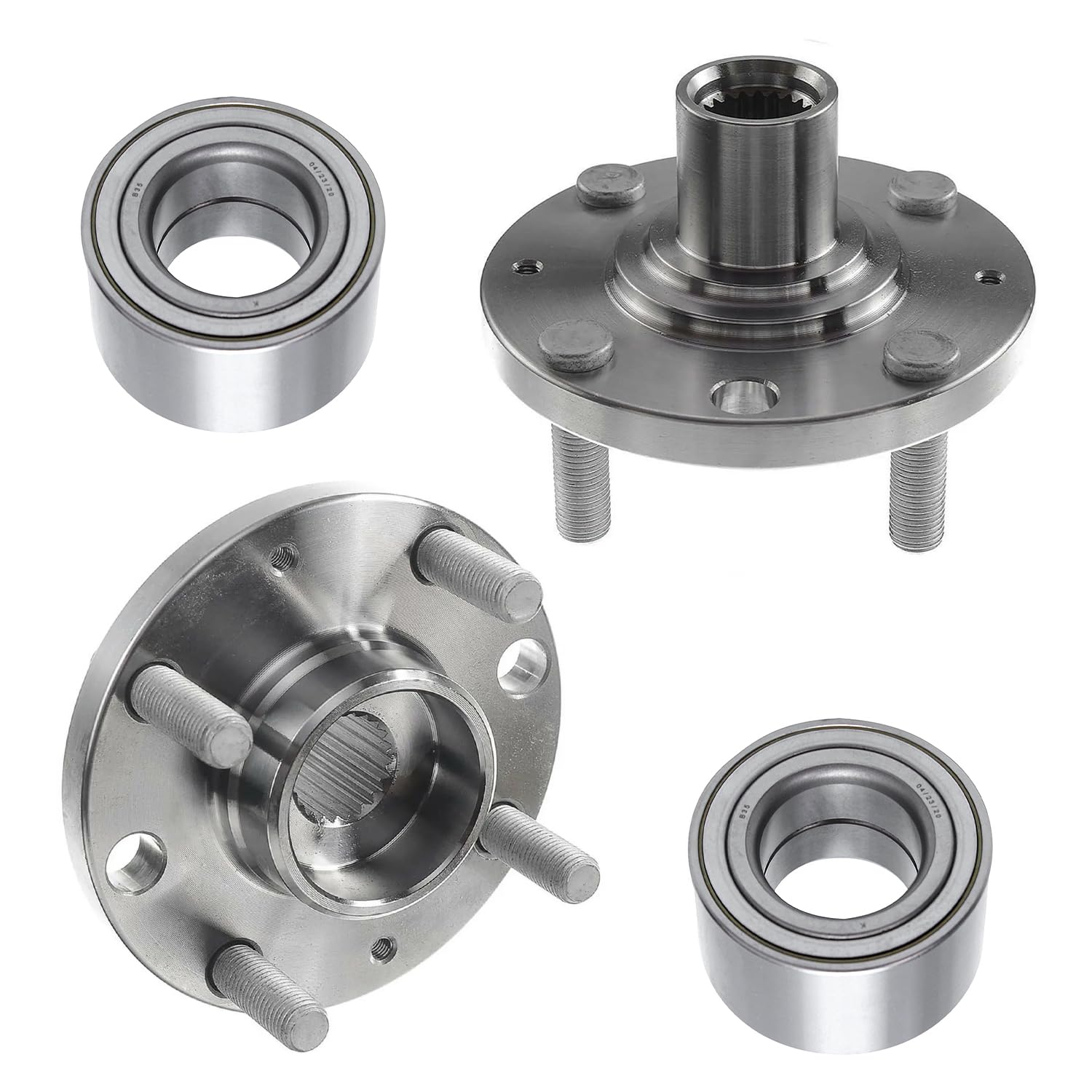 Detroit Axle - FWD Front Wheel Bearing Hubs Kit for Chevrolet Aveo Aveo5