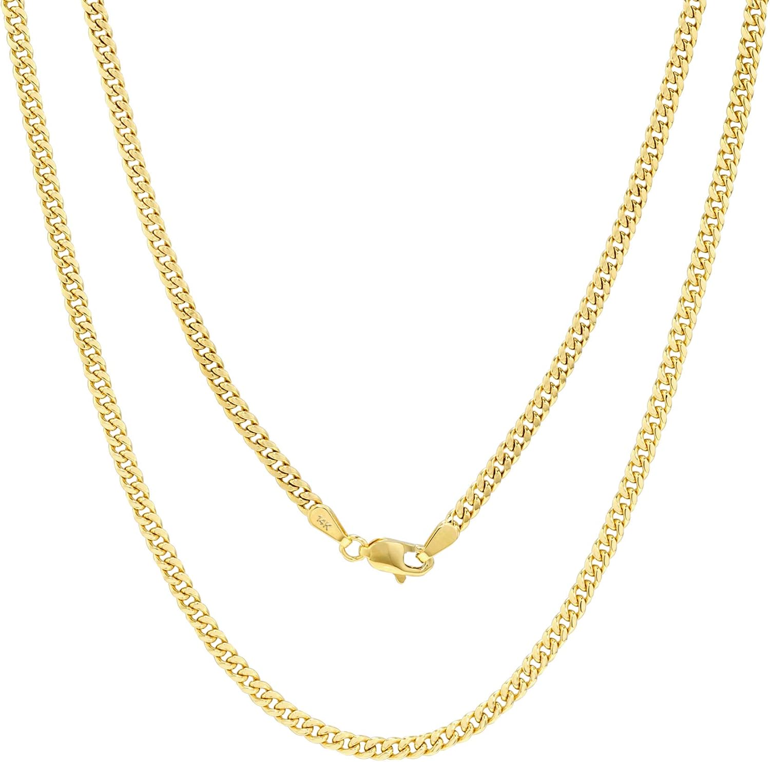 14k solid gold cuban link Clearance