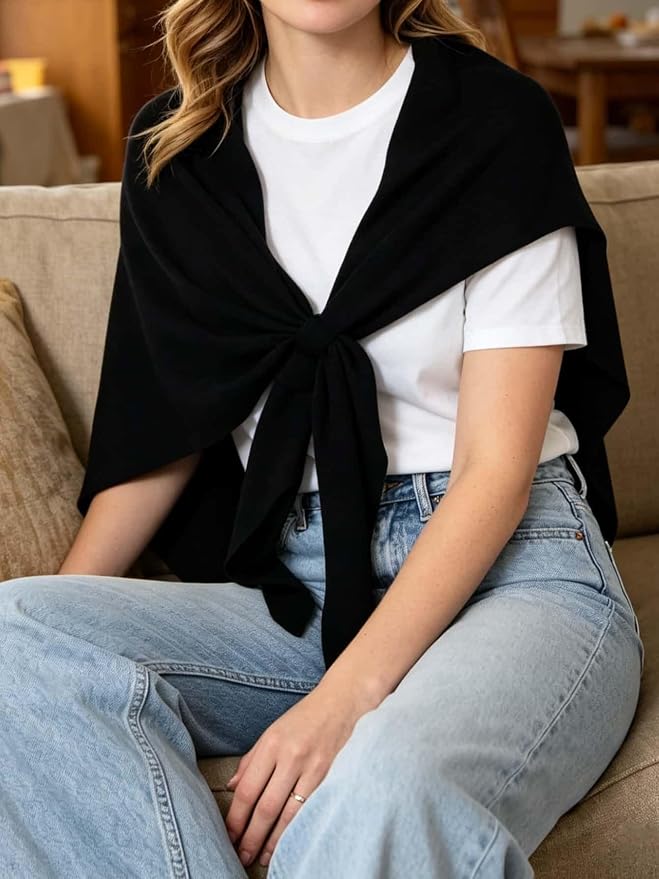 Chalinas suaves para mujer tipo pashmina tejidas miniatura 3