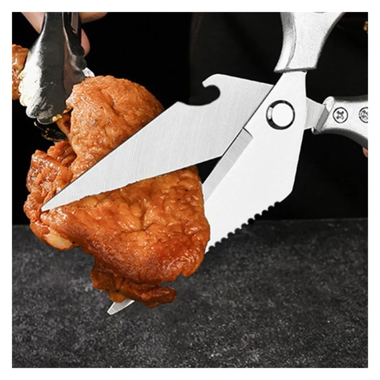Edelstahl-Hühnerknochenschere, multifunktionale Küche, Fischschneider, Gemüse, Kochen, Grillen