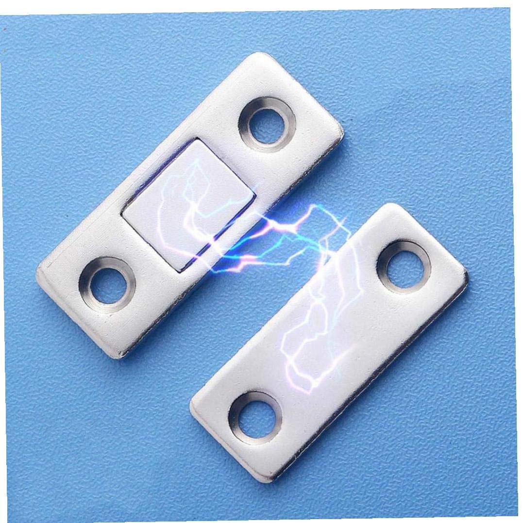 AMOYER 2pcs Set Strong Door Closer Magnetic Door Catch Door Magnet For Furniture Cabinet Cupboard With Screws Ultra Thin
