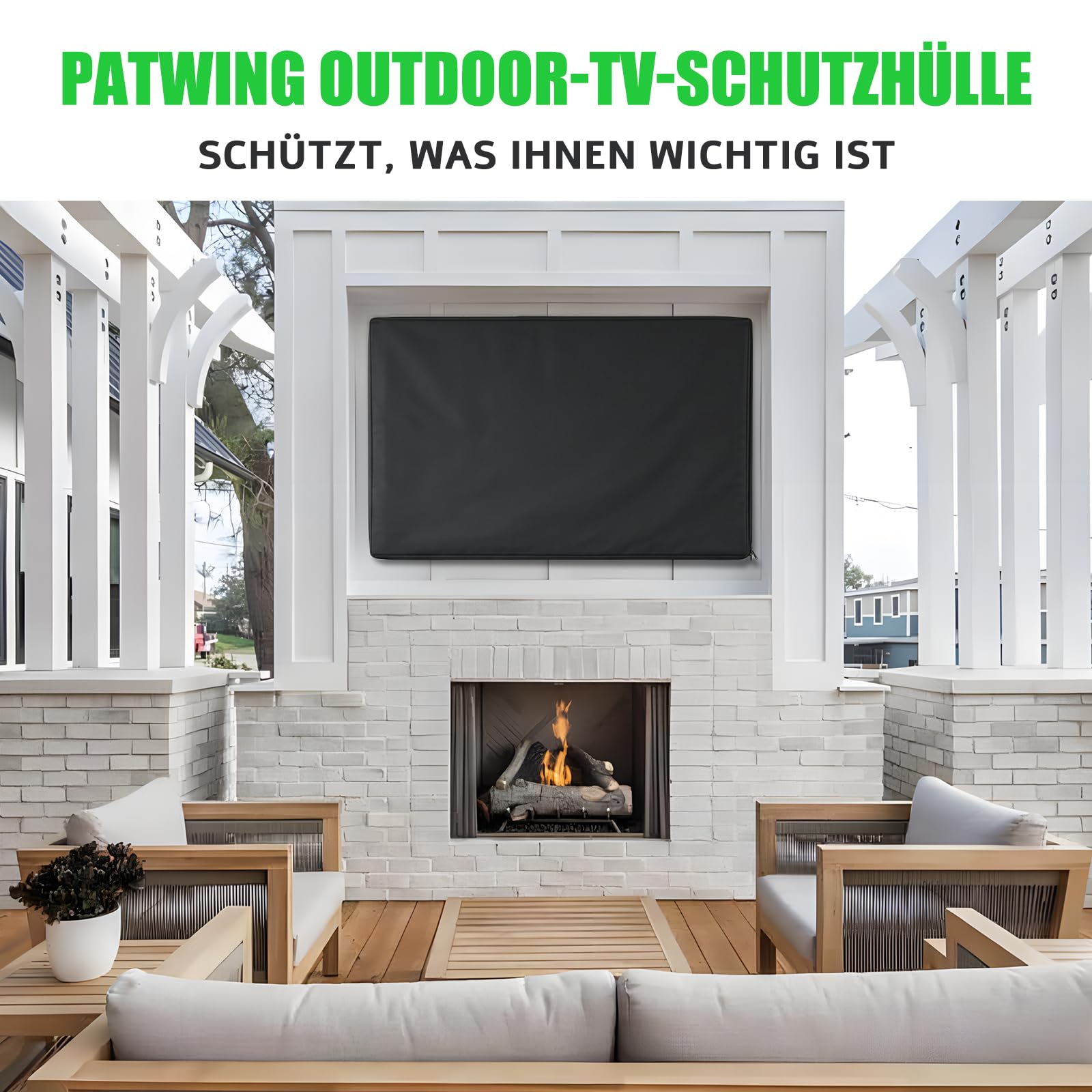 Outdoor TV Abdeckung 48–50 Zoll 600D Oxford Wasserdicht