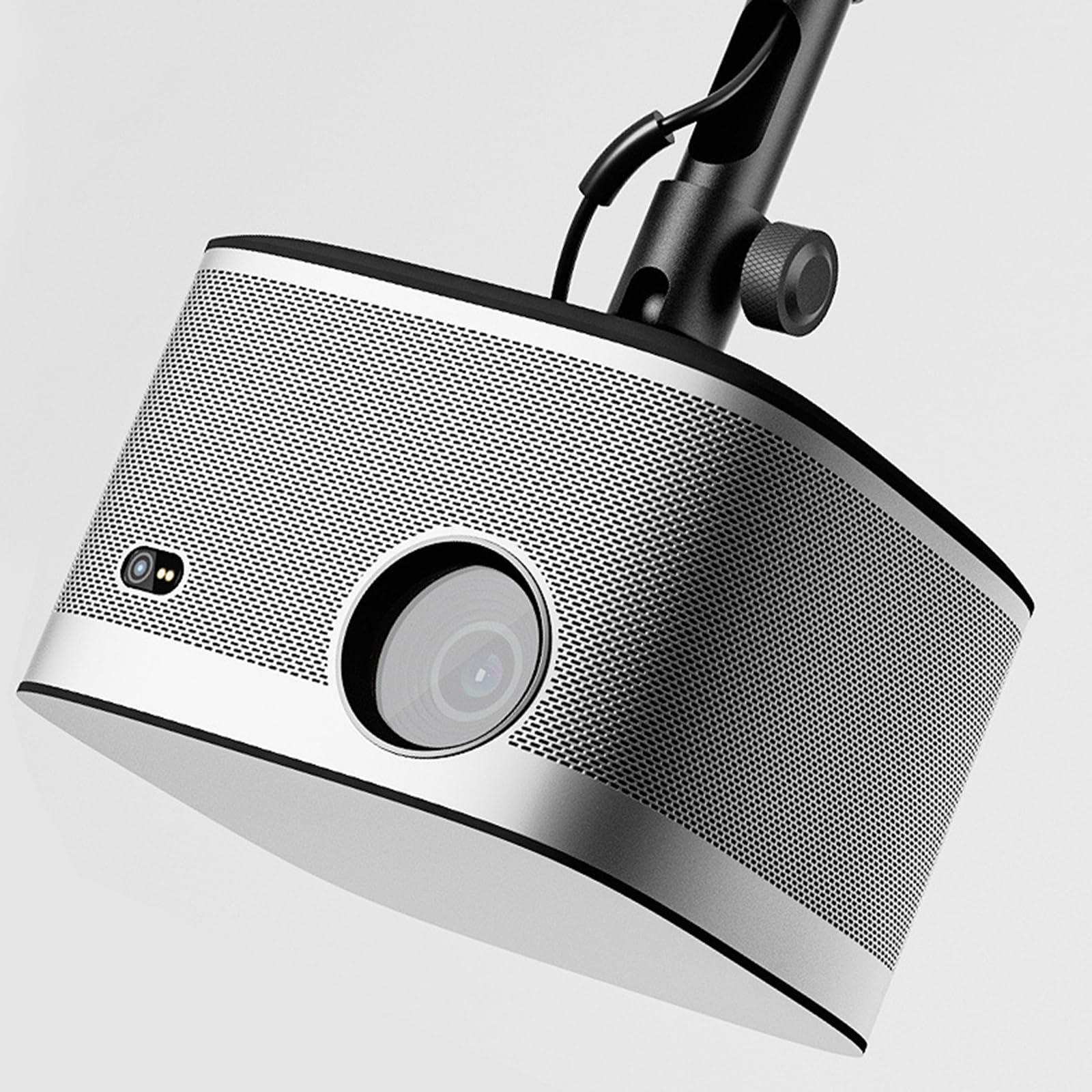 Soporte de techo universal para proyector con rotación de 360 grados e inclinación de 90 grados para montaje en techo deslizante de cine en casa