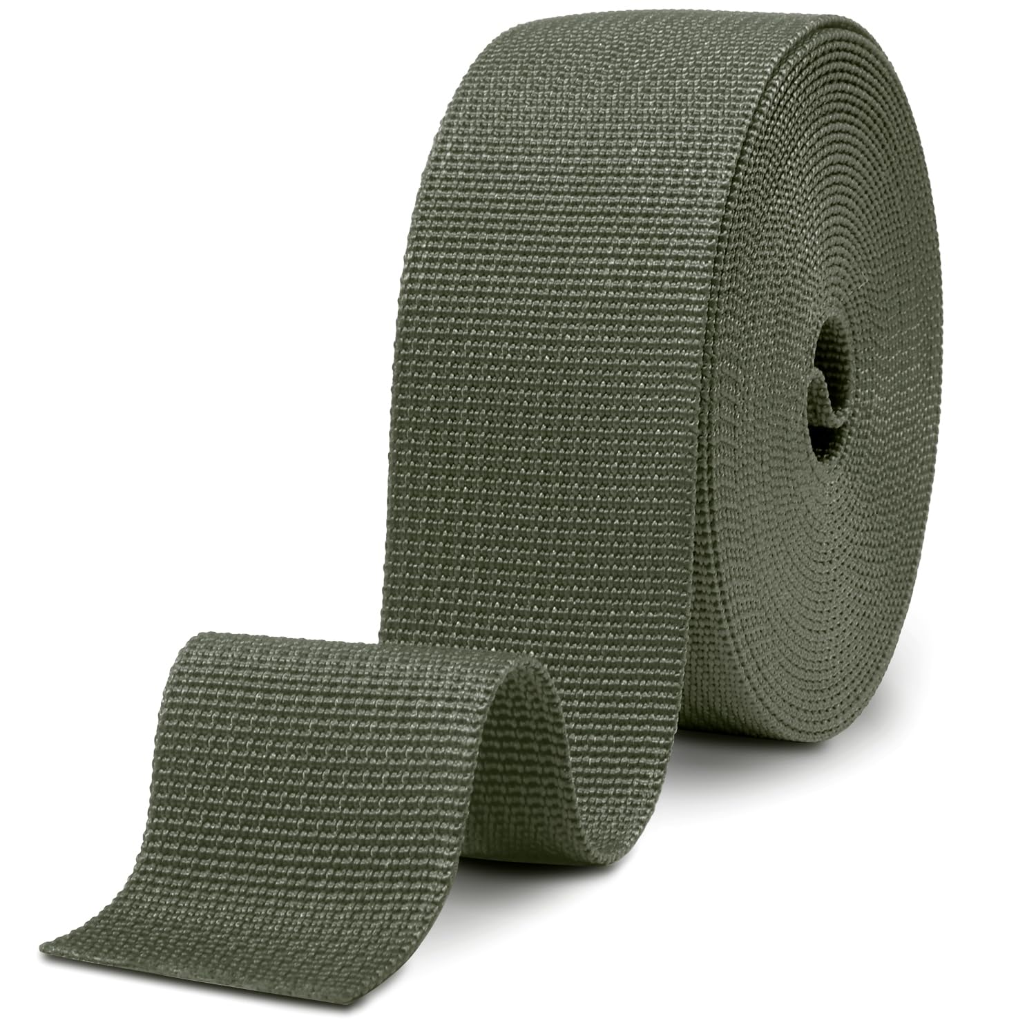 CooBigo 12 Yards Webbing 3/4" &amp; 1" &amp; 1.5" &amp; 2" Polypropylene Webbing Strap 3/4 Inch 1 Inch 1.5 Inch 2 Inch Wide Webbing Strapping for Bags/Lawn Chair/Pool Solar Cover DIY Crafting