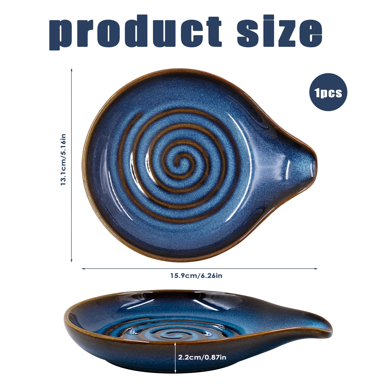 Support Cuillère Cuisine Céramique Résistant Chaleur Compatible Lave Vaisselle
