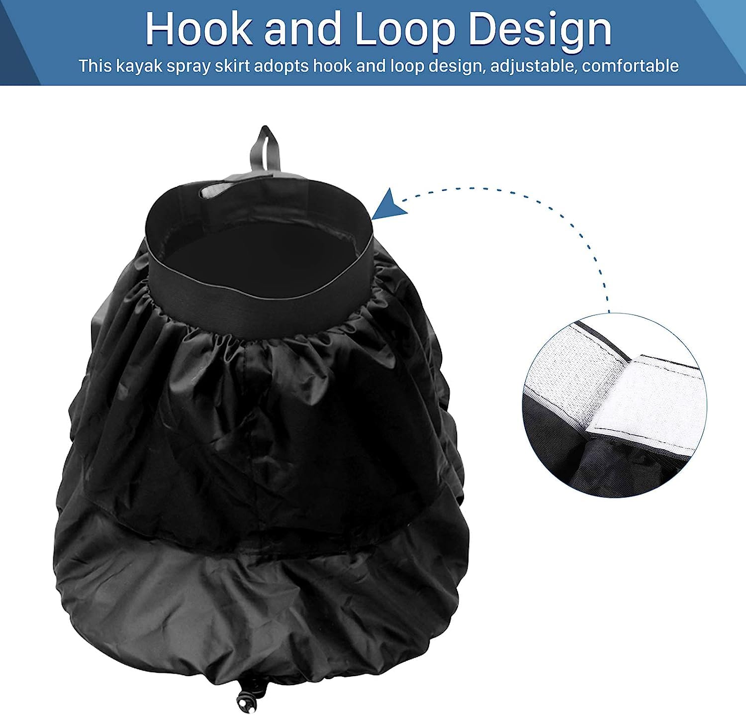 Jupe de Kayak Universelle réglable en Nylon pour Surf Cockpit imperméable