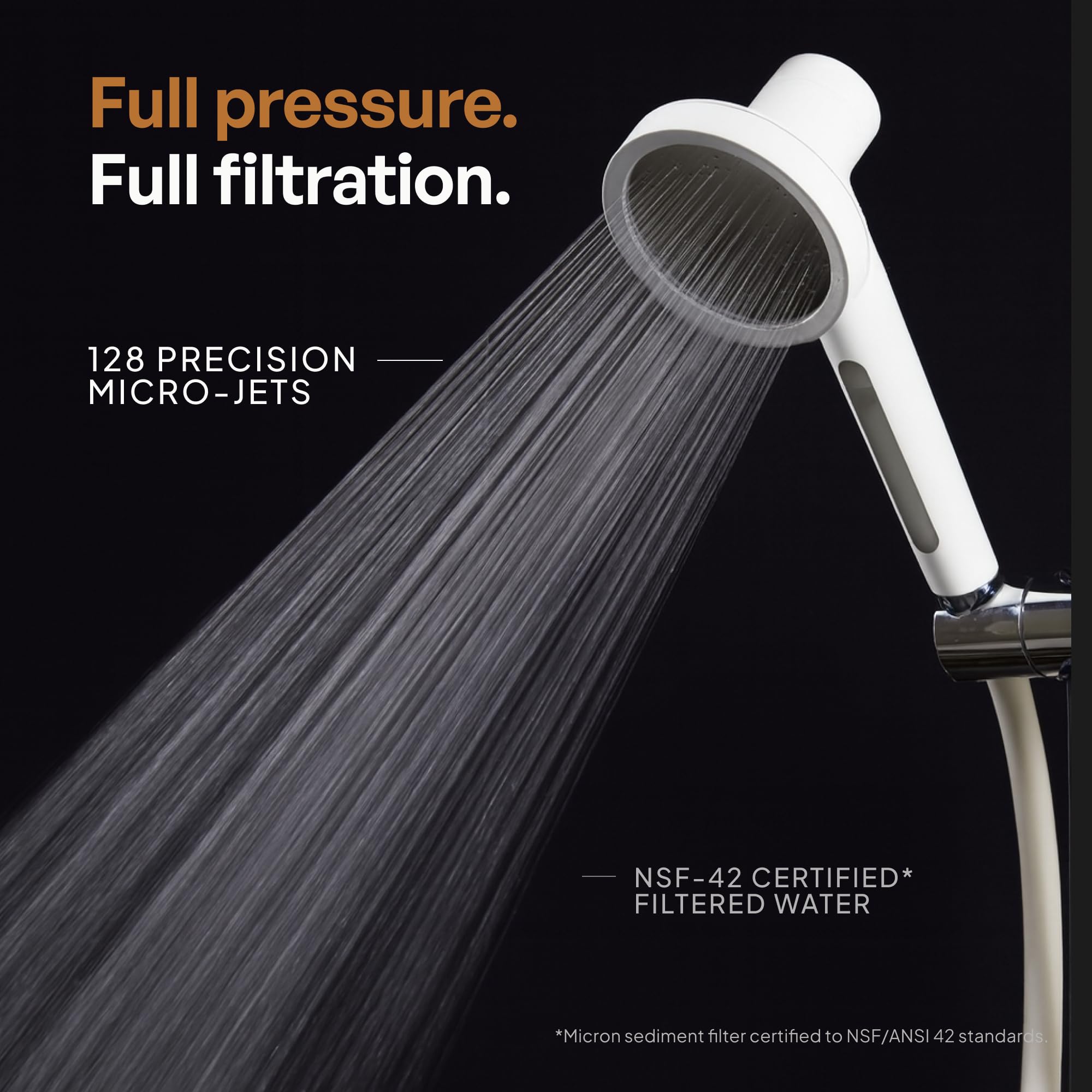 HOLISTIC　CURE　SHOWERHEAD SecondShower Filtered Shower Head with Handheld for Hard Water
