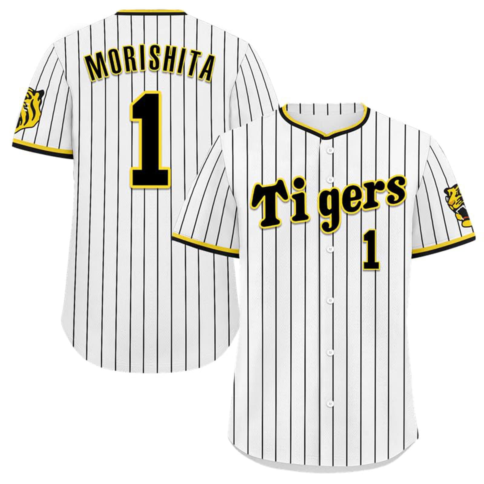 HANSIN Tigers ユニフォーム 背番号8 Mサイズ HANSIN Tigers ユニフォーム SATO 8 Mサイズ 2022-2024 Hanshin