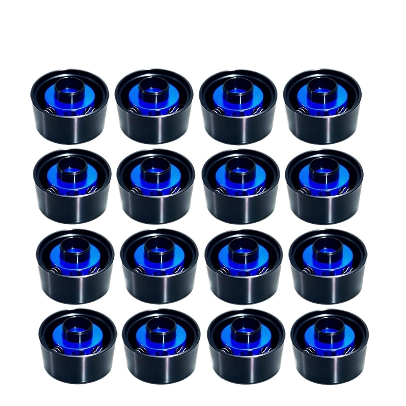 Compatibile con Bambu Lab, piedini antivibranti for P2S | Poggiapiedi a quattro molle, antiscivolo, antiurto, for P2S, durevole e stabile(Blue x 16)