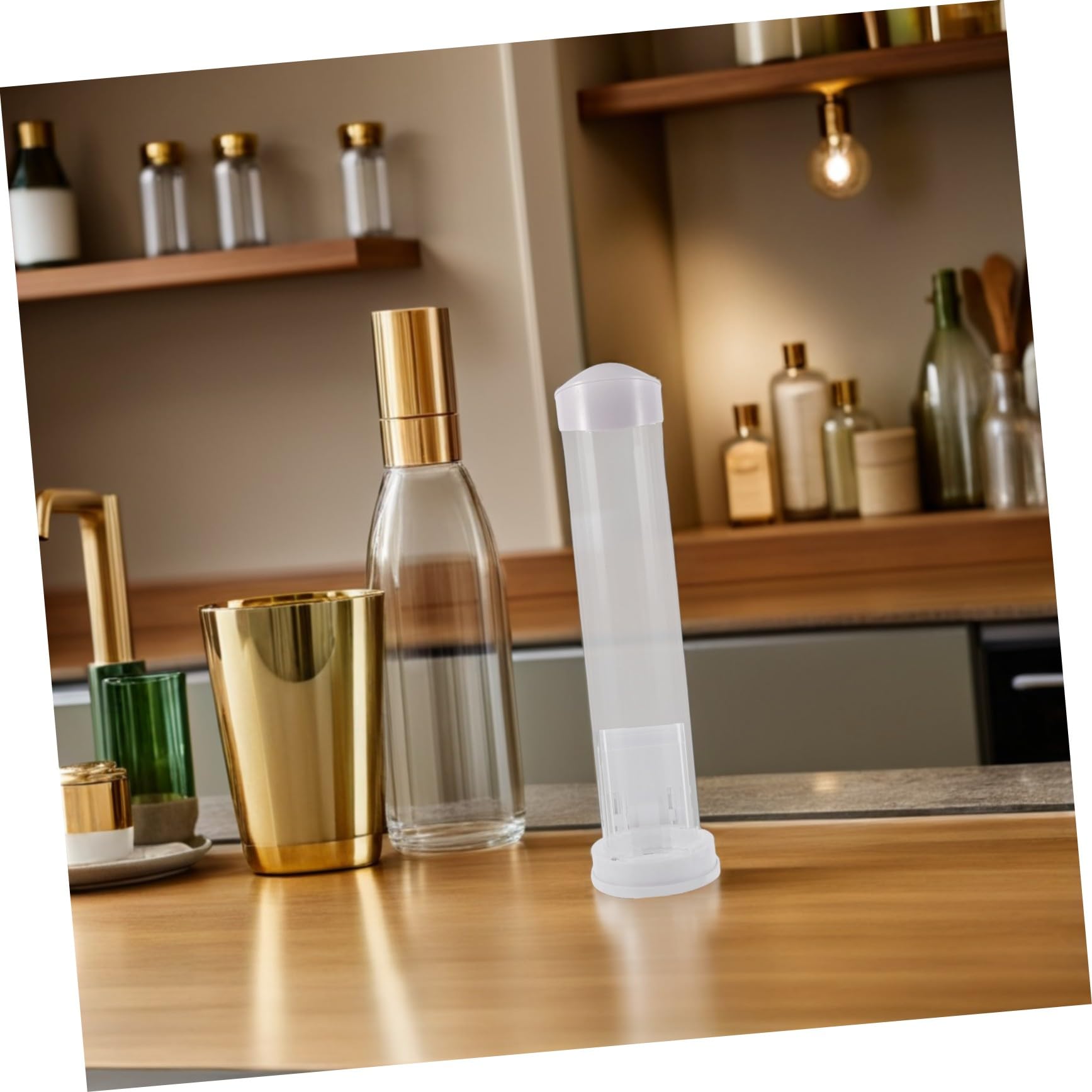 Soporte Color Conos de Plástico para Helado Blanco Diseño Aleatorio Compacto Automático y Uso Comercial en Espacios Pequeños y Mostradores