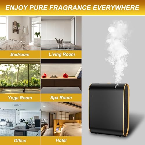 Miniatura 8 de Máquina de aire inteligente de aroma para el hogar, difusor de colección de hotel de 1500 pies cuadrados con tecnología de aire frío, fragancia para