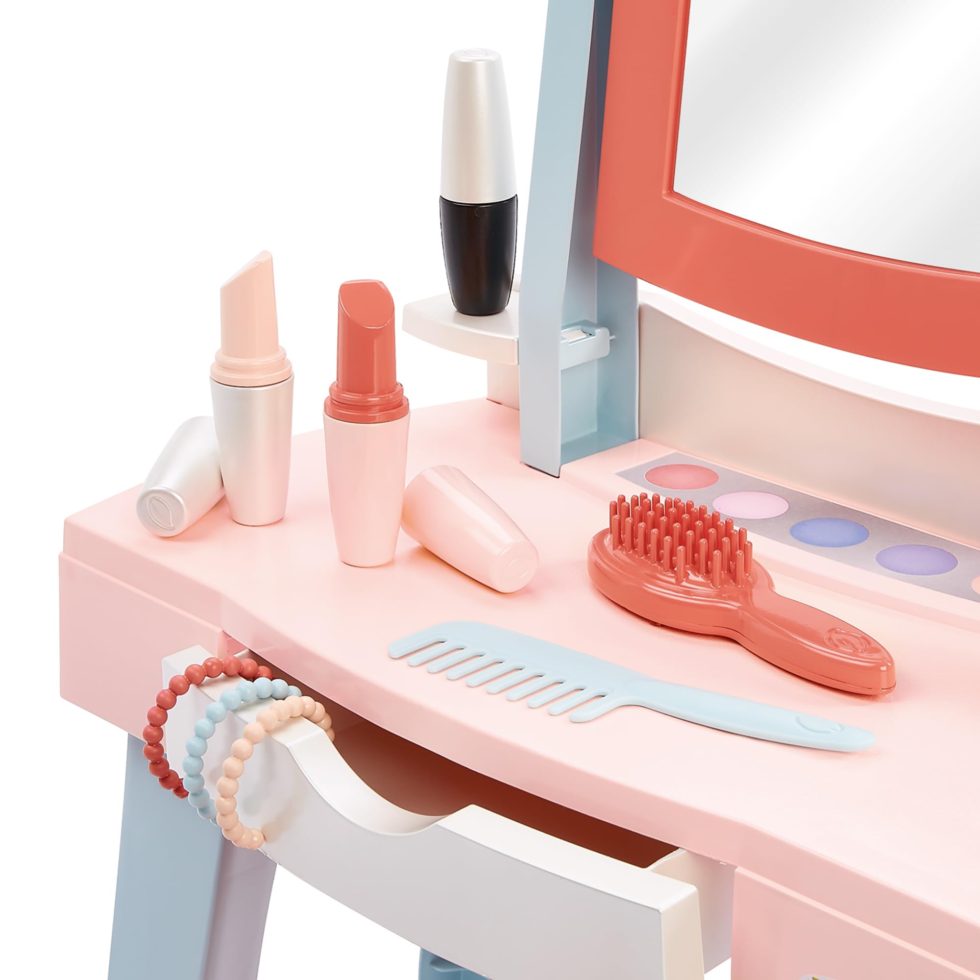 Ecoiffier - 1819 - La mia prima toeletta - per Bambini - da 12 a 36 Mesi - con il suo specchio e altri accessori - per farmi bella e acconciarmi come una grande