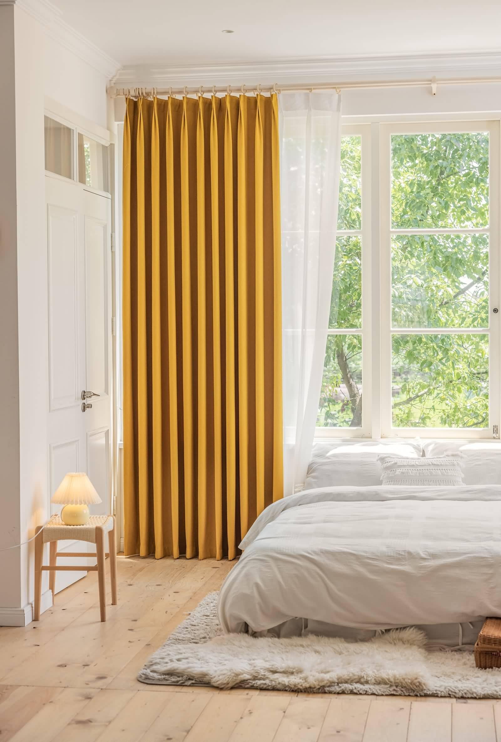Boyouth - Cortinas Opacas Para Puerta De Cristal Con Aislante